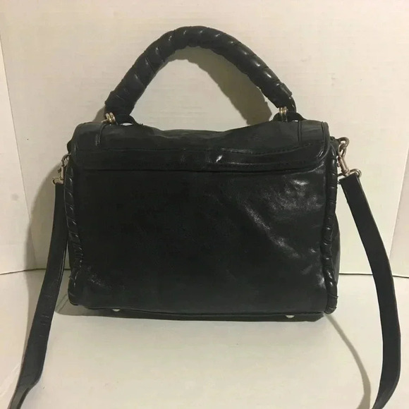 Authentic Cynthia Rowley Black leather handbag - Picture 2 of 8